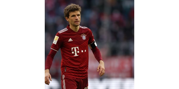 Thomas Müller täynnä energiaa Thomas Müller täynnä energiaa